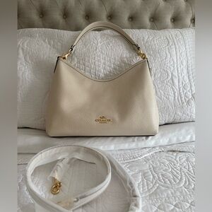 Coach leather shoulder/cross body purse